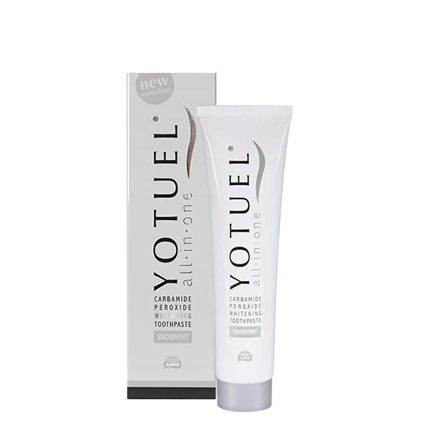 Зубна паста Yotuel All in One Snowmint відбілююча (75 мл.) ЄС
