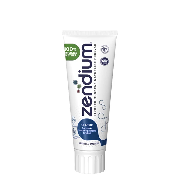 Зубна паста Zendium Classic для здоров'я зубів і ясен (1450 ppm) (75 мл.) ЄС
