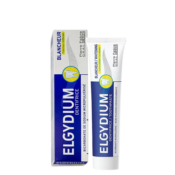 Зубна паста Elgydium Whitening Cool зі смаком лимону (75 мл.) ЄС