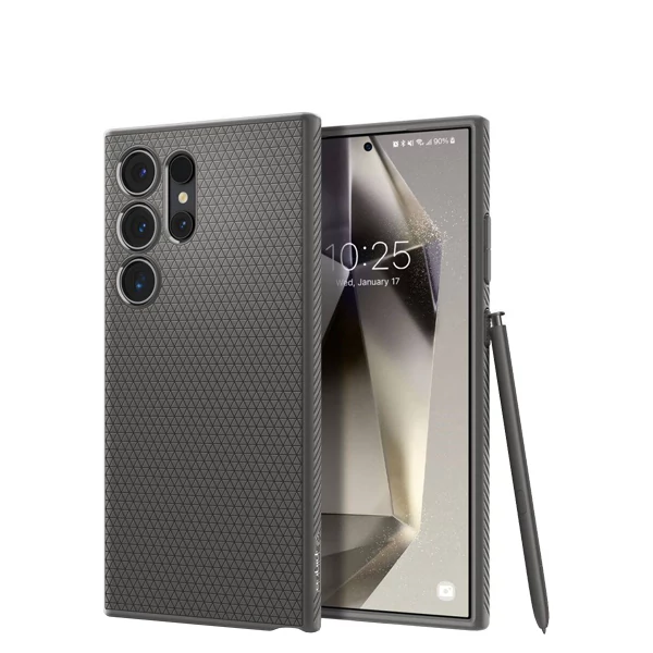 Чохол SPIGEN Liquid Air Samsung Galaxy S24 Ultra Marble Grey (ACS07448)