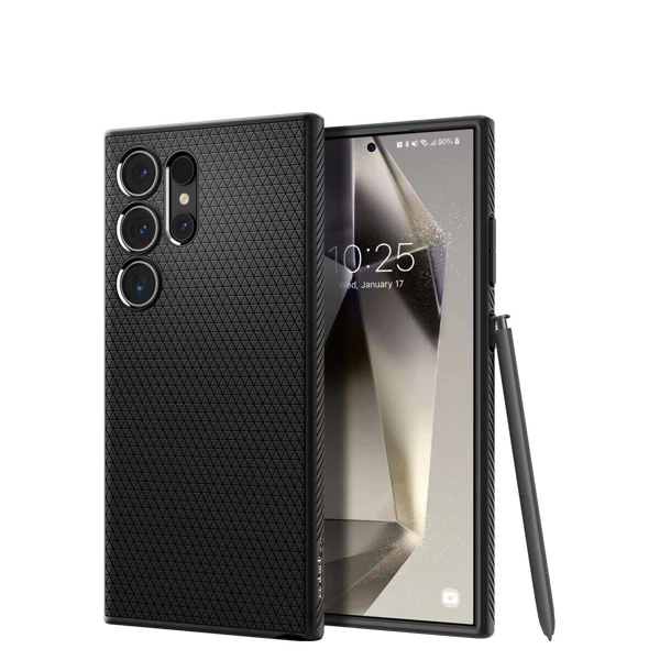 Чохол SPIGEN Liquid Air Samsung Galaxy S24 Ultra Matte Black (ACS07287)