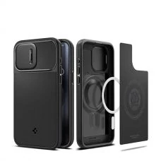 Чохол Spigen Optik Armor Mag Magsafe iPhone 15 Pro Max Black Case ACS06599