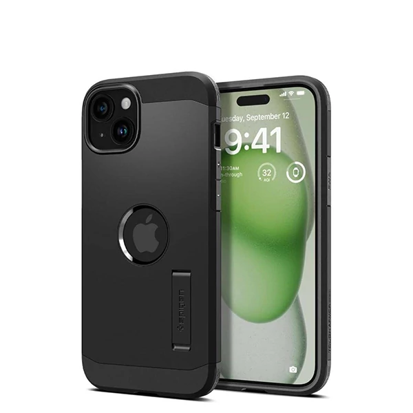 Чохол Spigen Tough Armor Mag Magsafe iPhone 15 Black Case ACS06811 ЄС