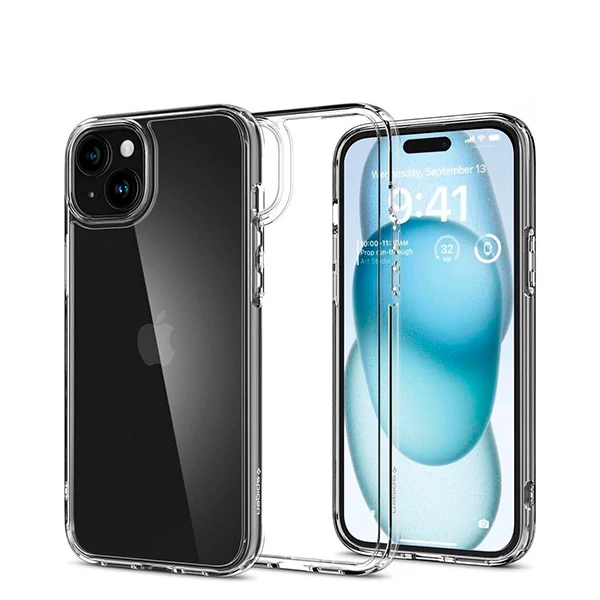 Чохол Spigen Ultra Hybrid iPhone 15 Crystal Clear Case ACS06793 ЄС