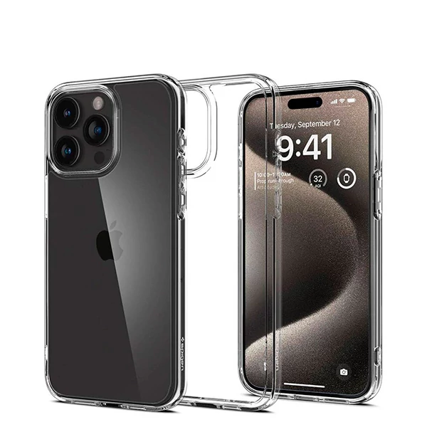 Чохол Spigen Ultra Hybrid iPhone 15 Pro Max Crystal Clear ACS06565 ЄС