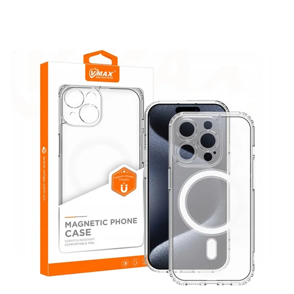 Чохол Vmax Acrylic Anti-drop Mag для iPhone 14 Pro 6.1 прозорий