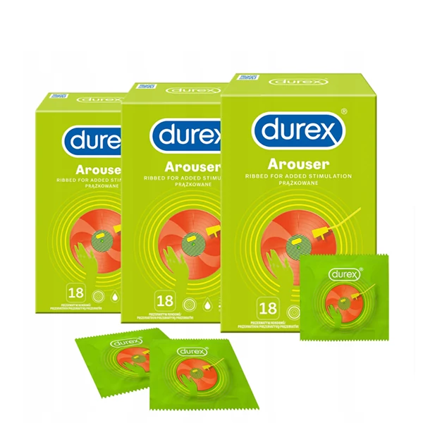 Презервативи Durex Arouser (54 шт.) Ребристі ЄС