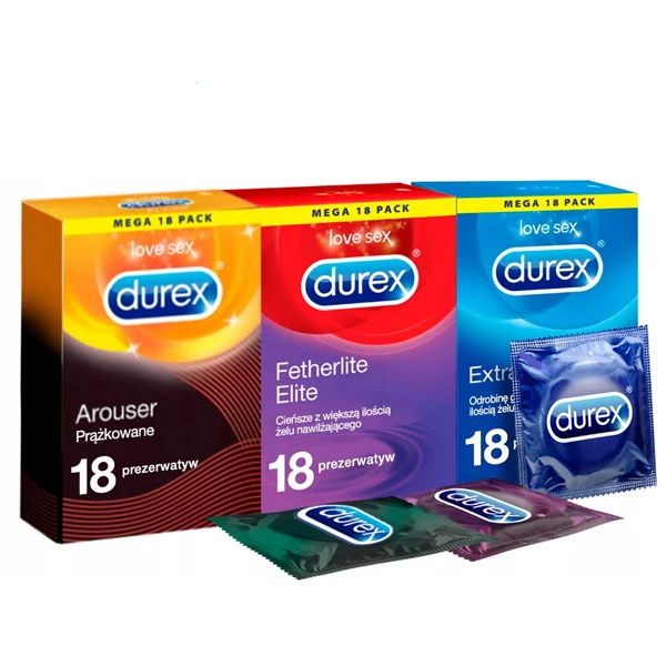 Набір презервативів Durex Athlete Set (54 шт.) ЄС