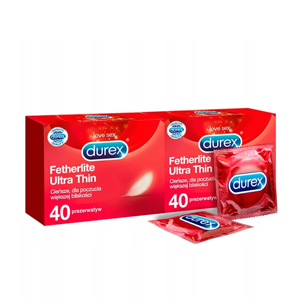 Презервативи Durex Fetherlite Ultra Thin (80 шт.) ЄС
