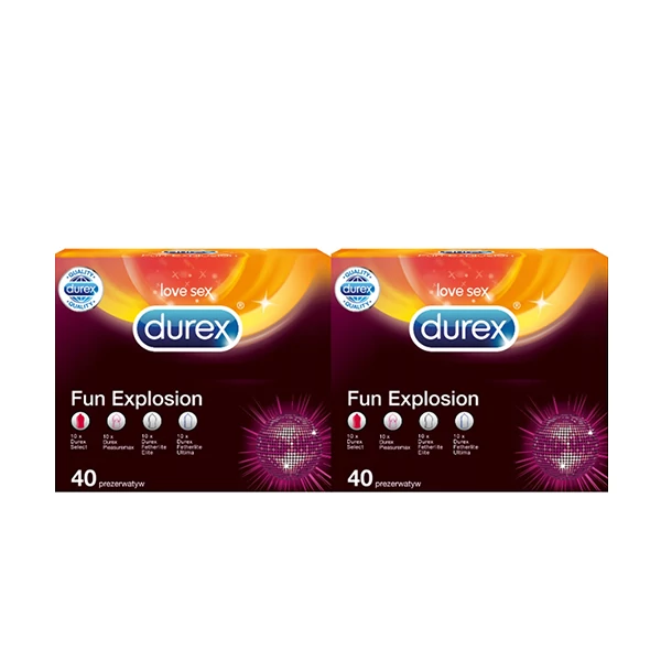 Презервативи Durex Fun Explosion MIX FREE (80 шт.) ЄС