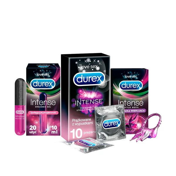 Набір Durex Intense Презервативи + Orgasmic Стимулюючий Гель + Little Devil ЄС