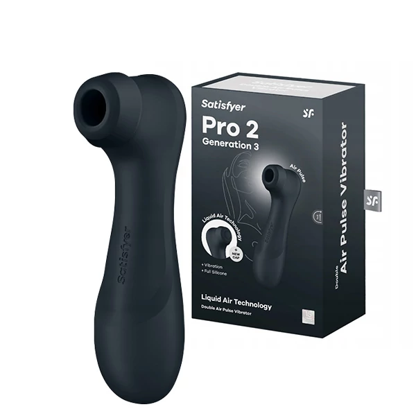 Вібратор вакуумний Satisfyer Pro 2 Generation 3 Dark Grey (SO8402) ЄС