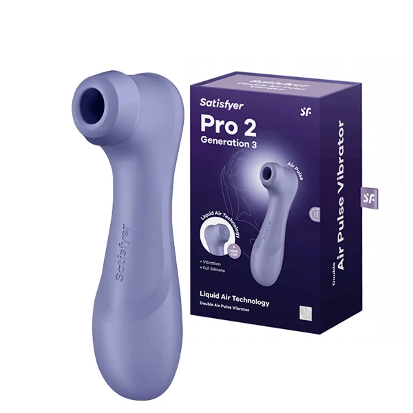 Вібратор вакуумний Satisfyer Pro 2 Generation 3 Lilac (SO8403) ЄС