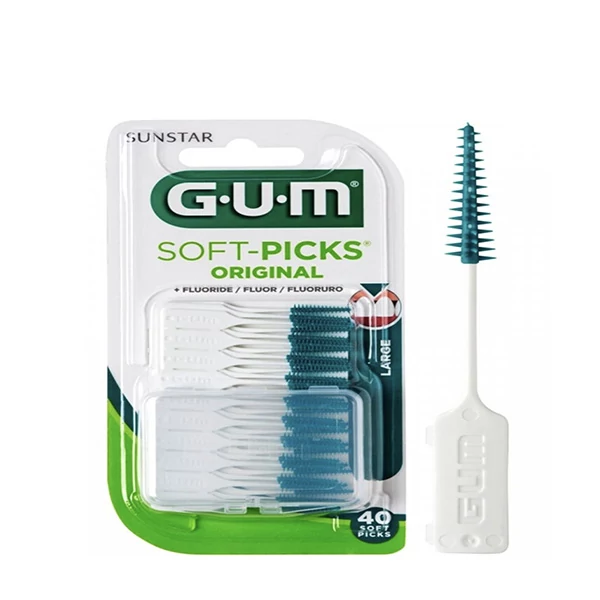 Зубні щітки GUM Soft Picks Original L (40 шт.) для міжзубних проміжків ЄС
