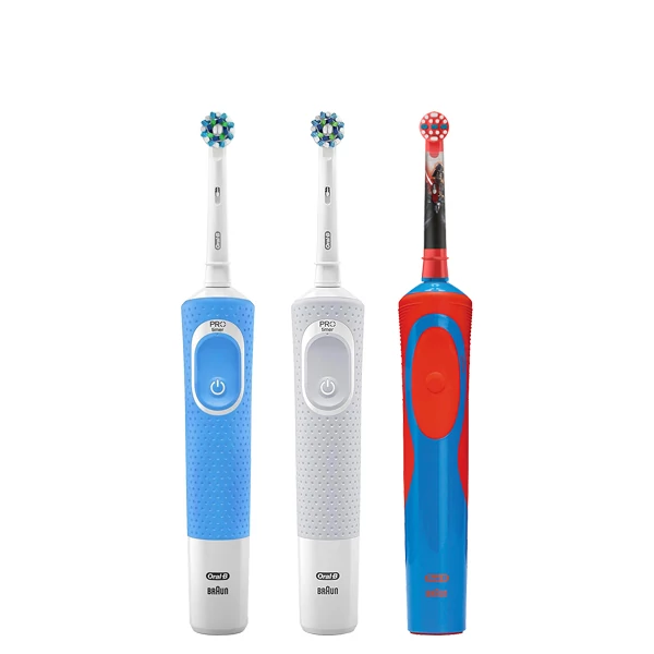 Зубні щітки Vitality D100 + D12 Kids Boy Сімейний набір 3 в 1