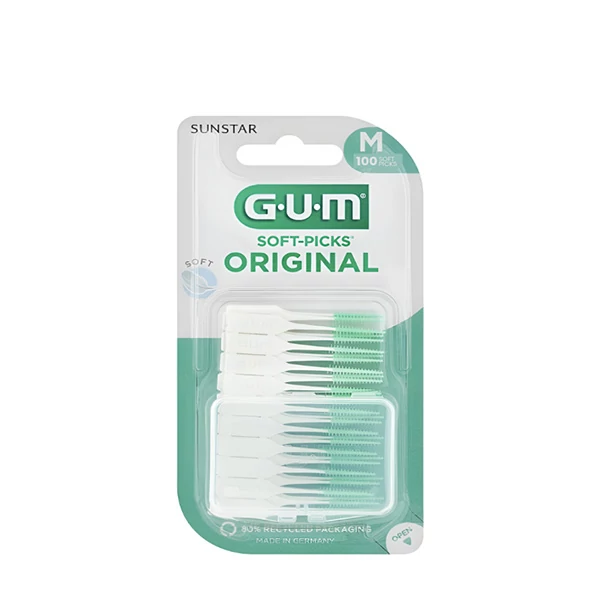 Зубні щітки GUM Soft Picks Original M (100 шт.) для міжзубних проміжків ЄС