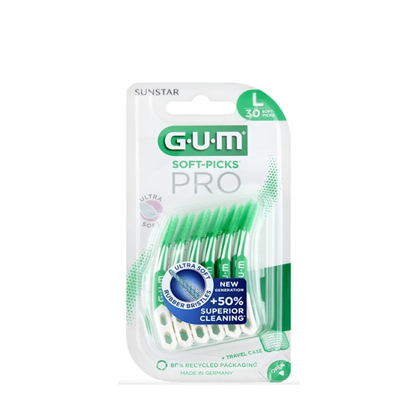 Зубні щітки GUM Soft Picks Pro L (30 шт.) для міжзубних проміжків ЄС