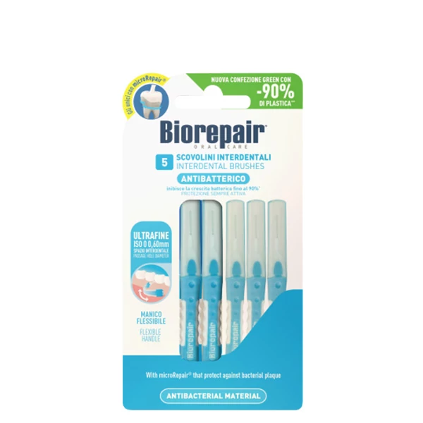 Зубні щітки BIOREPAIR Interdental з гідроксиапатитом, ультратонкая 0,60 мм 5 шт.