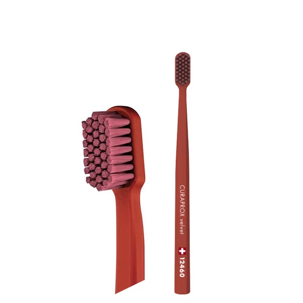 Мануальна зубна щітка Curaprox CS12460 Velvet ультрам'яка, D 0.08 MM (F) ЄС