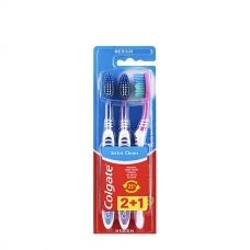 Мануальні зубні щітки Colgate Extra Clean середньої жорсткості (3 шт.) ЄС