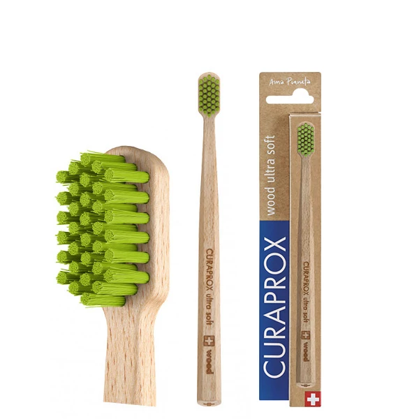 Мануальна зубна щітка Curaprox CS Wood Ultra Soft, D 0.1 MM (B)