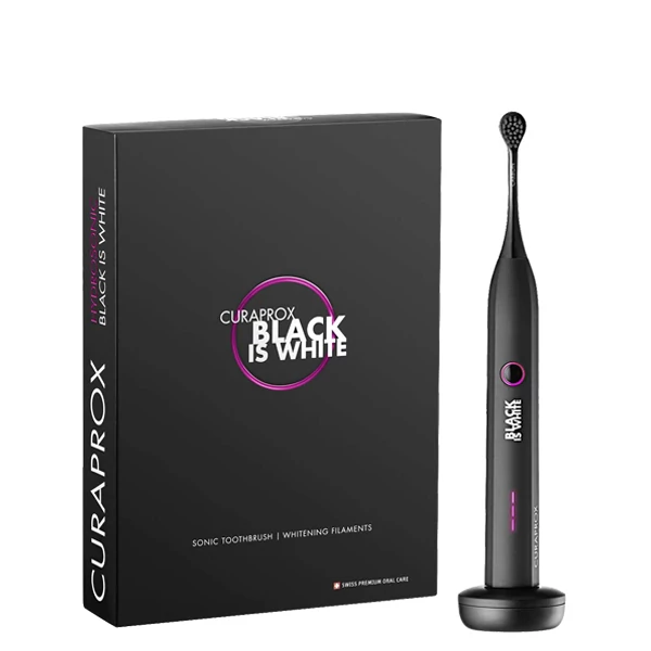 Зубна щітка Curaprox Hydrosonic BW010 Black is White звукова ЄС
