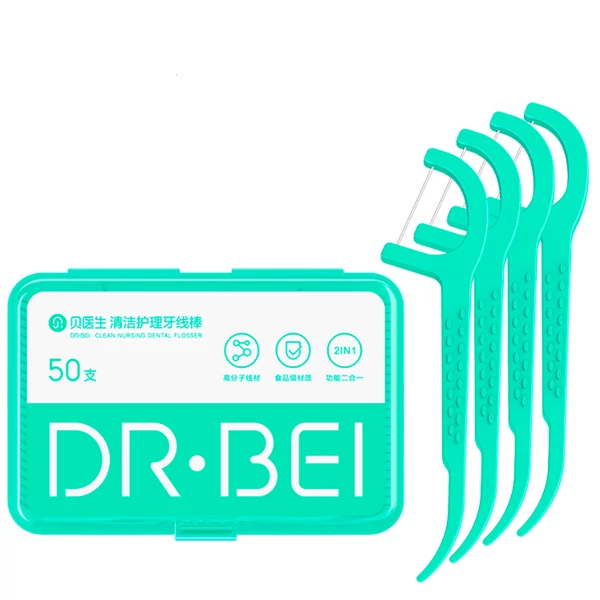 Зубна нитка-флос DR.BEI Dental Floss BOX (50 шт.)