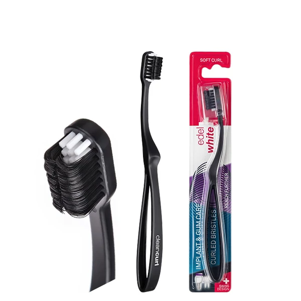Мануальна зубна щітка Edel White CleanCurl 3D М'яка