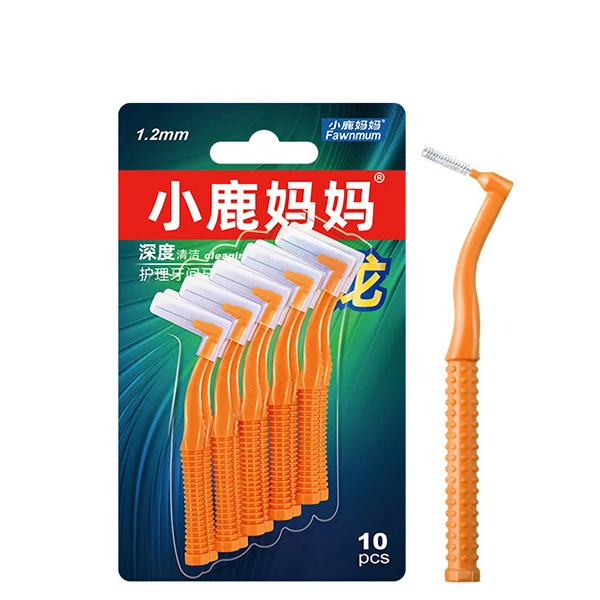 Щітки Fawnmum Interdental Brush L-shape 1.2 мм (10 шт.) для міжзубних проміжків