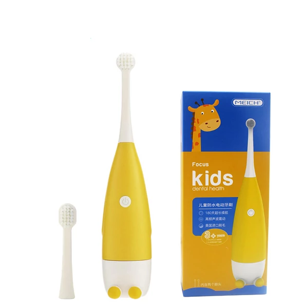Дитяча звукова зубна щітка MEICH A6 Giraffe Yellow