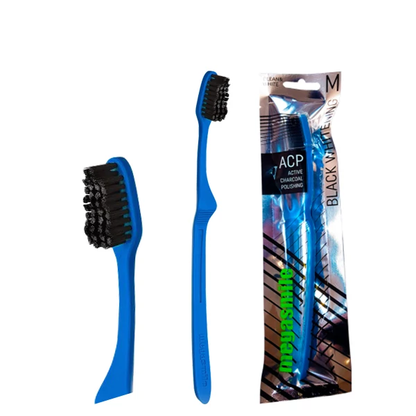 Мануальна зубна щітка Megasmile Black Whitening INTENSIVE Medium Blue (1 шт.)