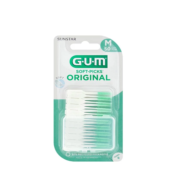 Зубні щітки GUM Soft Picks Original M (50 шт.) для міжзубних проміжків ЄС
