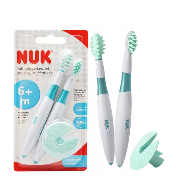 Навчальний набір зубних щіток NUK від 6 місяців ЄС