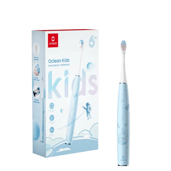 Електрична зубна щітка Oclean Kids (6970810552379) Blue ЄС