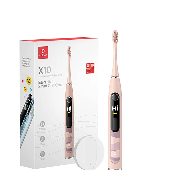 Зубна щітка Oclean X10 Smart Pink Звукова ЄС
