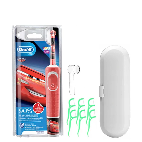 Зубна щітка Oral-B D100 Kids &quot;Тачки&quot; Special Edition з футляром ЄС