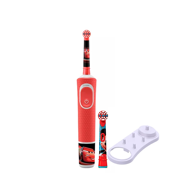 Дитяча зубна щітка Oral-B D100 Kids &quot;Тачки&quot; 2 нас. + підставка