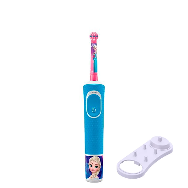 Дитяча зубна щітка Oral-B D100 Kids Холодне серце + підставка