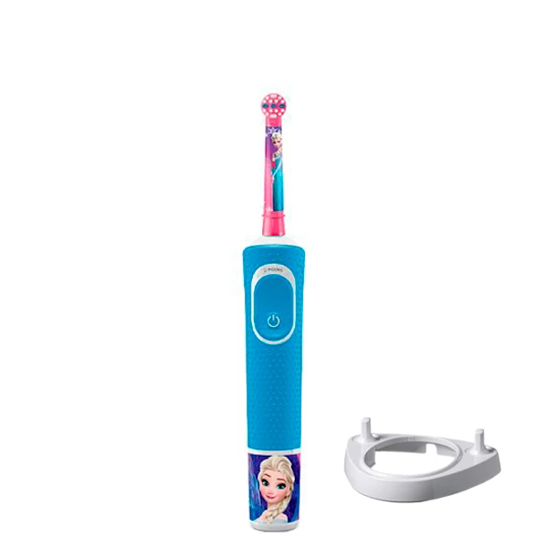 Дитяча зубна щітка Oral-B D100 Kids Холодне серце + підставка ЄС