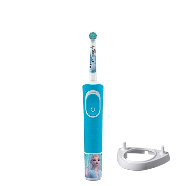 Дитяча зубна щітка Oral-B D100 Kids Холодне серце Extra Soft + Підставка ріжок ЄС