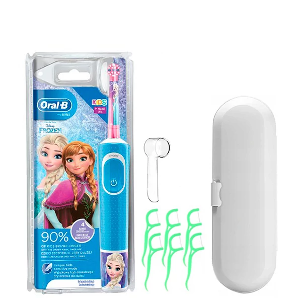 Зубна щітка Oral-B D100 Kids &quot;Холодне серце&quot; Special Edition з футляром ЄС