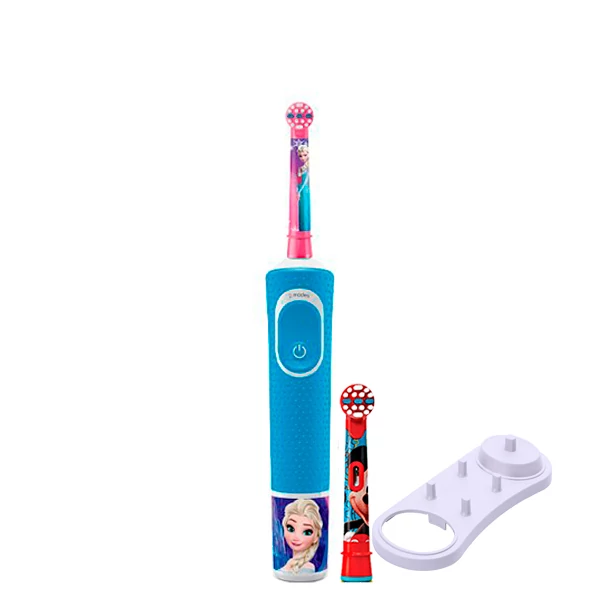 Дитяча зубна щітка Oral-B D100 Kids Холодне серце 2 нас. + підставка