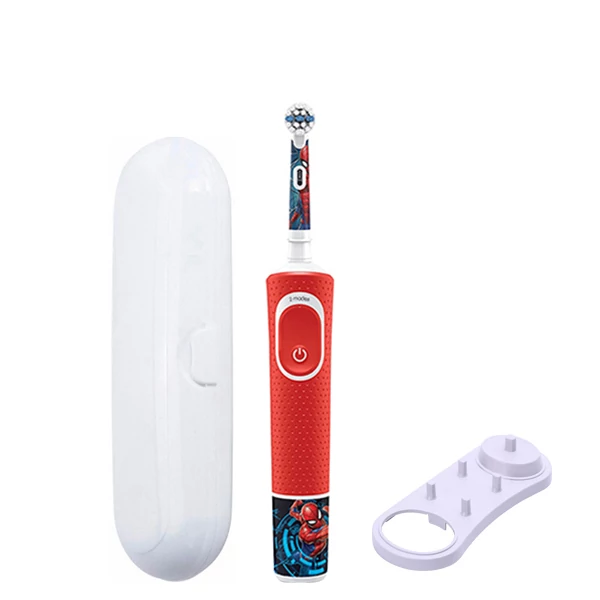 Електрична зубна щітка Oral-B D100 Kids Marvel Spider-Man підставка + Футляр