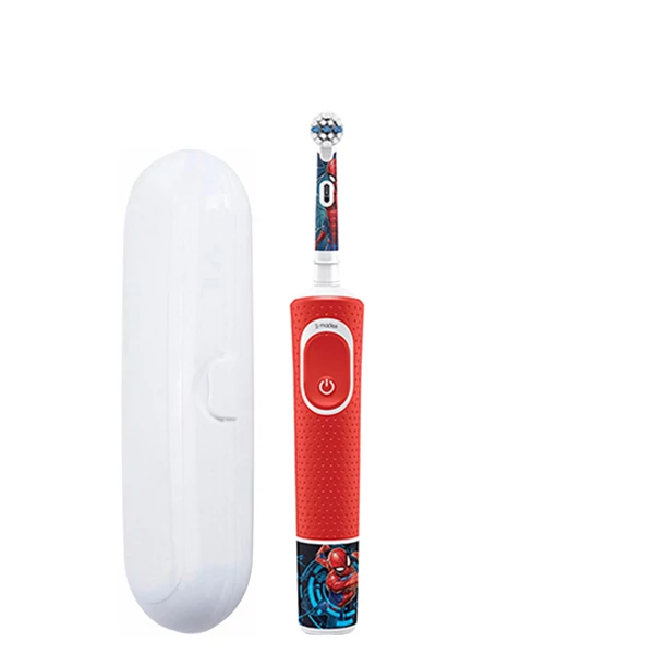 Електрична зубна щітка Oral-B D100 Kids Marvel Spider-Man + Футляр ЄС