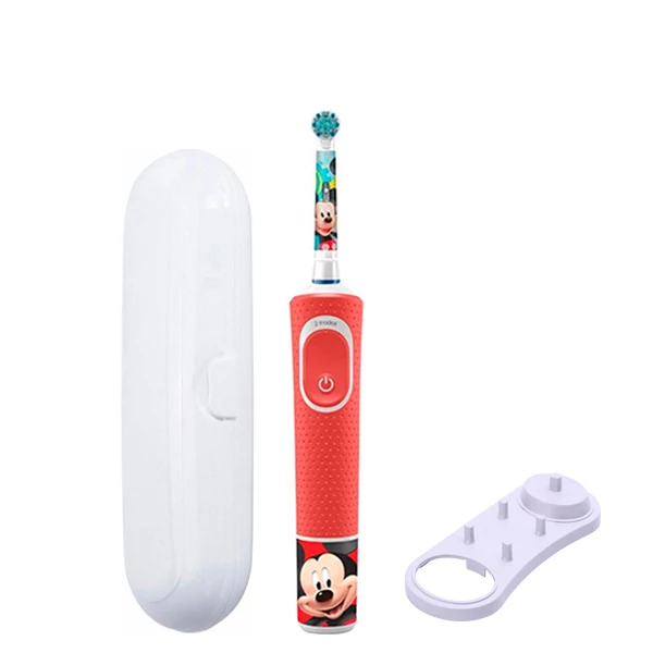 Електрична зубна щітка Oral-B D100 Kids Mickey Extra Soft підставка + Футляр