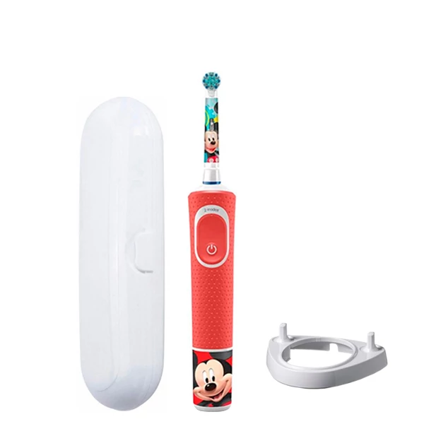 Електрична зубна щітка Oral-B D100 Kids Mickey Extra Soft підставка ріжок + Футляр ЄС