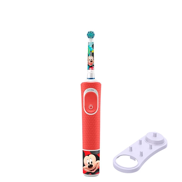Електрична зубна щітка Oral-B D100 Kids Mickey Extra Soft + Підставка