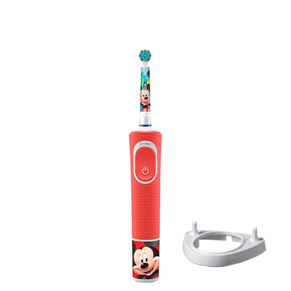 Електрична зубна щітка Oral-B D100 Kids Mickey Extra Soft + Підставка ріжок ЄС