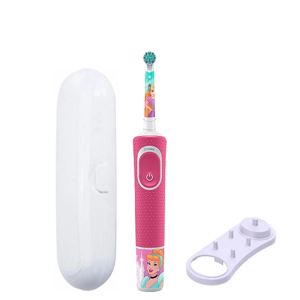 Електрична зубна щітка Oral-B D100 Kids Принцеси Extra Soft підставка + Футляр