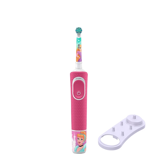 Електрична зубна щітка Oral-B D100 Kids Принцеси Extra Soft + Підставка